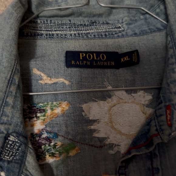 Polo by Ralph Lauren Embroidered Denim Shirt - Picture 3 of 5